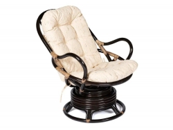 Кресло вращающееся Flores 5005 с подушкой Antique brown