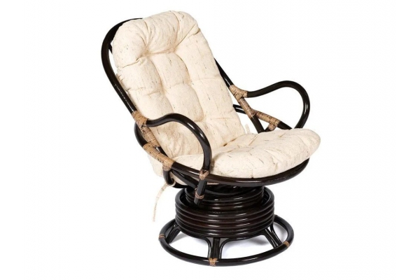 Кресло вращающееся Flores 5005 с подушкой Antique brown