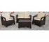 Комплект уличной мебели Yalta Premium Terrace Set шоколадный
