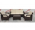 Комплект уличной мебели Yalta Premium Terrace Triple Set шоколадный