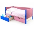 Кровать-тахта мягкая Svogen с ящиками синий-лаванда