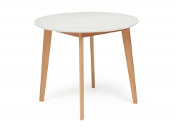 Стол обеденный Bosco Боско Белый-Натуральный