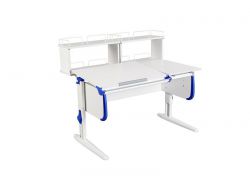 Парта СУТ.25-01-Д2 белый с синим
