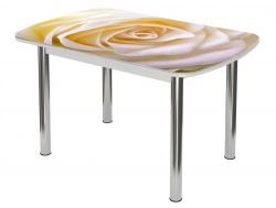 Стол обеденный Бостон 2 брифинг чайная роза