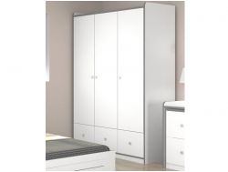 Шкаф Дельта 9.01 Сильвер белый