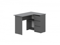 Стол угловой Денвер Графит серый
