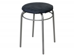 Табурет круглый с кольцом ДХ-11 цвет черный