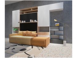 Гостиная трансформер Малевич в стандарте с кроватью 1600