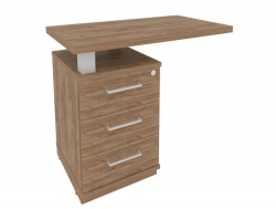 Тумба приставная с топом левая First KTP-1 (L)