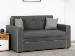 Диван тёмно-серый Найс 120 ТД 298