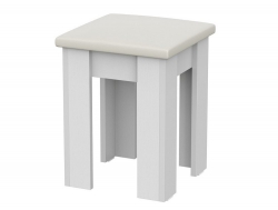 Табурет №1 NN Белый