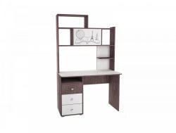 Стол письменный Омега 18 с надстройкой