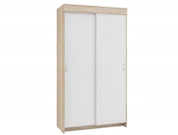 Шкаф-купе двухстворчатый Бассо дуб сонома/белый