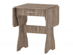 Стол раскладной обеденный с ящиком 6-02.120 Дуб Крафт Табачный