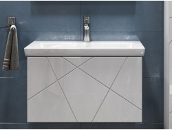 Тумба Geometry 700-0-1 Como навесная белый